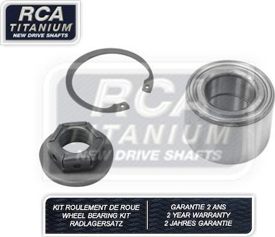 RCA France RCAK1105 - Комплект підшипника маточини колеса autozip.com.ua