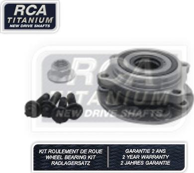 RCA France RCAK1100 - Комплект підшипника маточини колеса autozip.com.ua