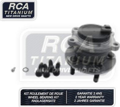 RCA France RCAK1113 - Комплект підшипника маточини колеса autozip.com.ua