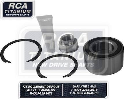 RCA France RCAK1131 - Комплект підшипника маточини колеса autozip.com.ua