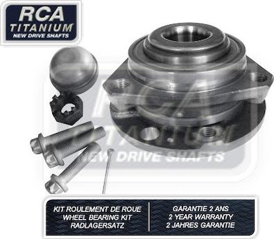 RCA France RCAK1124 - Комплект підшипника маточини колеса autozip.com.ua