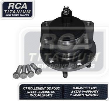 RCA France RCAK1166 - Комплект підшипника маточини колеса autozip.com.ua