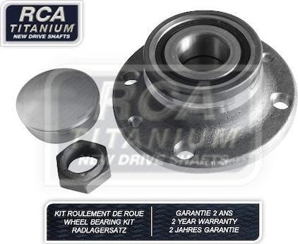 RCA France RCAK1122 - Комплект підшипника маточини колеса autozip.com.ua