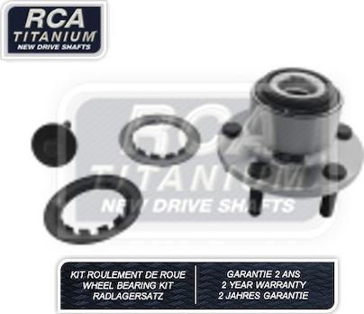 RCA France RCAK1171 - Комплект підшипника маточини колеса autozip.com.ua