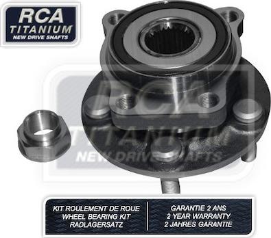 RCA France RCAK1399 - Комплект підшипника маточини колеса autozip.com.ua