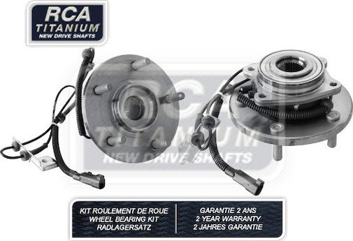 RCA France RCAK1367 - Комплект підшипника маточини колеса autozip.com.ua