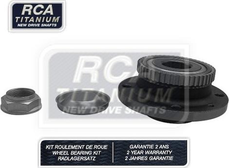 RCA France RCAK1306 - Комплект підшипника маточини колеса autozip.com.ua
