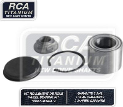 RCA France RCAK1310 - Комплект підшипника маточини колеса autozip.com.ua