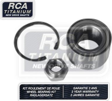 RCA France RCAK1328 - Комплект підшипника маточини колеса autozip.com.ua