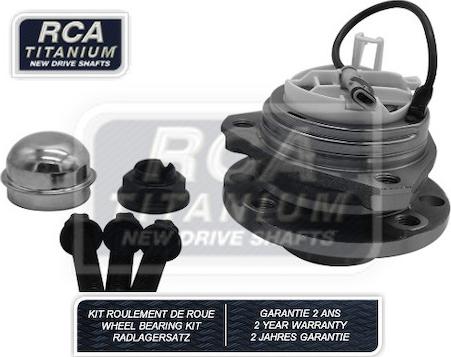 RCA France RCAK1244 - Комплект підшипника маточини колеса autozip.com.ua