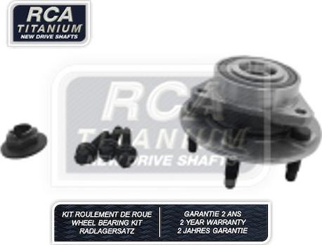 RCA France RCAK1245 - Комплект підшипника маточини колеса autozip.com.ua