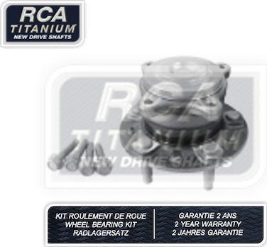 RCA France RCAK1283 - Комплект підшипника маточини колеса autozip.com.ua
