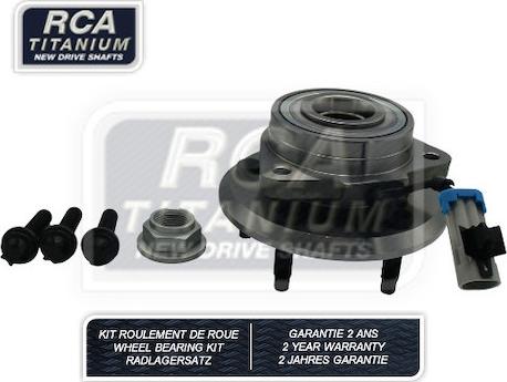 RCA France RCAK1239 - Комплект підшипника маточини колеса autozip.com.ua
