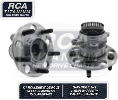 RCA France RCAK1229 - Комплект підшипника маточини колеса autozip.com.ua