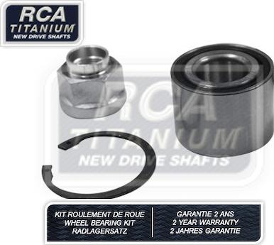 RCA France RCAK1273 - Комплект підшипника маточини колеса autozip.com.ua