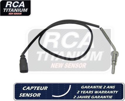 RCA France RCAT02 - Датчик, температура вихлопних газів autozip.com.ua