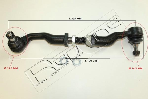 Red Line 40KI029 - Наконечник рульової тяги, кульовий шарнір autozip.com.ua
