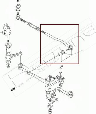 Red Line 40SZ001 - Наконечник рульової тяги, кульовий шарнір autozip.com.ua