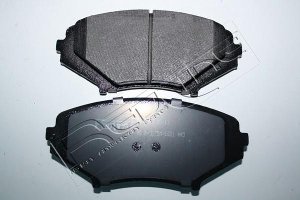 Red Line 27MZ027 - Гальмівні колодки, дискові гальма autozip.com.ua
