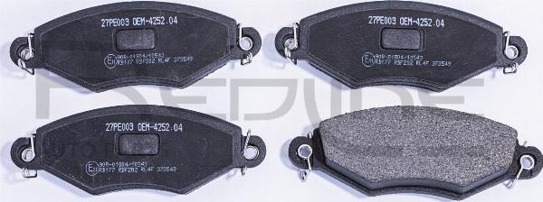 Red Line 27PE003 - Гальмівні колодки, дискові гальма autozip.com.ua