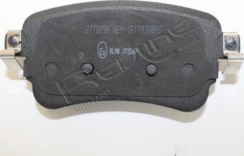 Red Line 27TO098 - Гальмівні колодки, дискові гальма autozip.com.ua