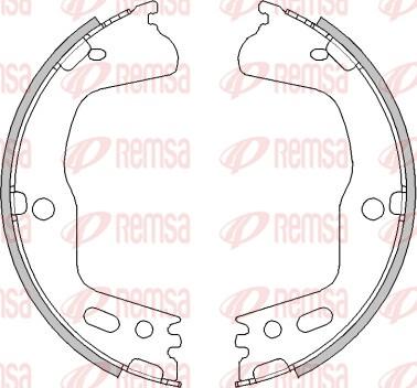 Remsa 4494.01 - Комплект гальм, ручник, парковка autozip.com.ua
