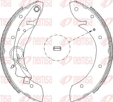 Remsa 4419.00 - Гальмівні колодки autozip.com.ua