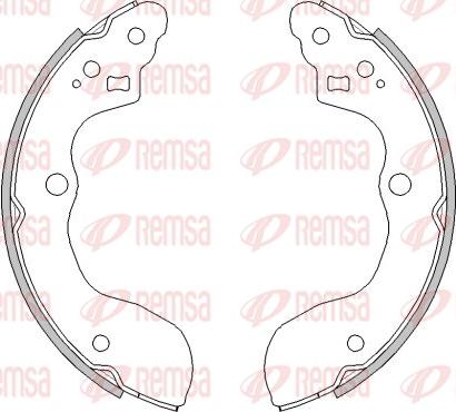 Remsa 4531.00 - Гальмівні колодки autozip.com.ua