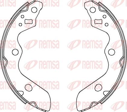 Remsa 4526.00 - Гальмівні колодки autozip.com.ua