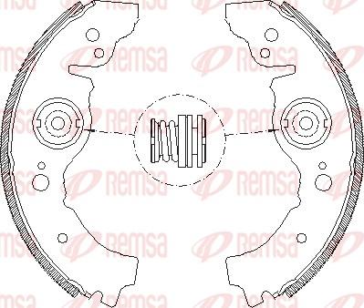 Remsa 4032.00 - Гальмівні колодки autozip.com.ua