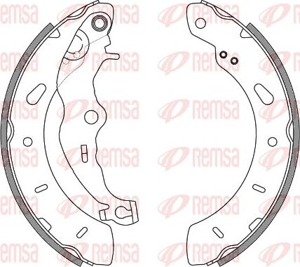 Remsa 4256.00 - Гальмівні колодки autozip.com.ua