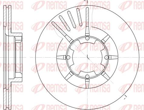 BOSCH 0986AB6995 - Гальмівний диск autozip.com.ua