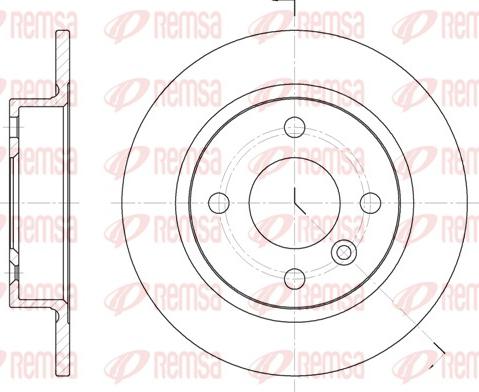 Remsa 6032.00 - Гальмівний диск autozip.com.ua