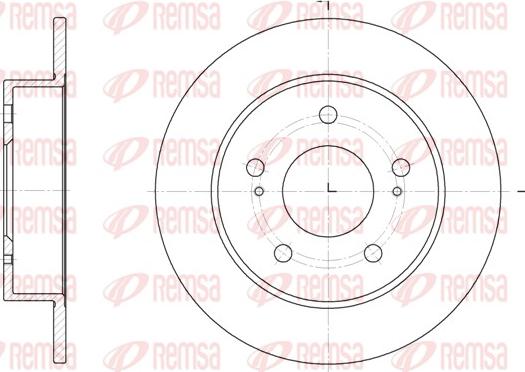 Remsa 61979.00 - Гальмівний диск autozip.com.ua