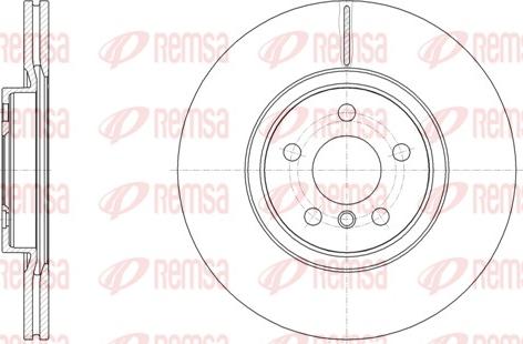 Remsa 61546.10 - Гальмівний диск autozip.com.ua