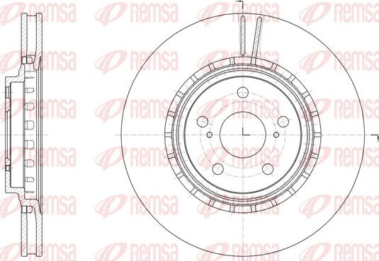 Remsa 61540.10 - Гальмівний диск autozip.com.ua