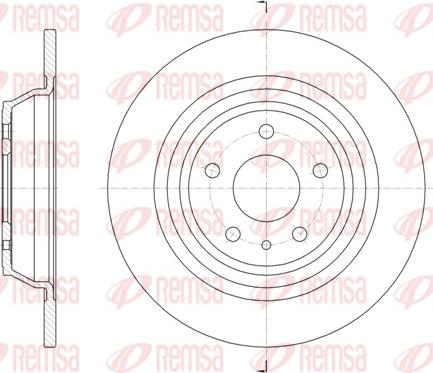 DJ Parts BD3024 - Гальмівний диск autozip.com.ua