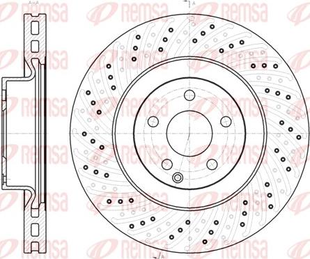 Triscan 09.A817.11 - Гальмівний диск autozip.com.ua