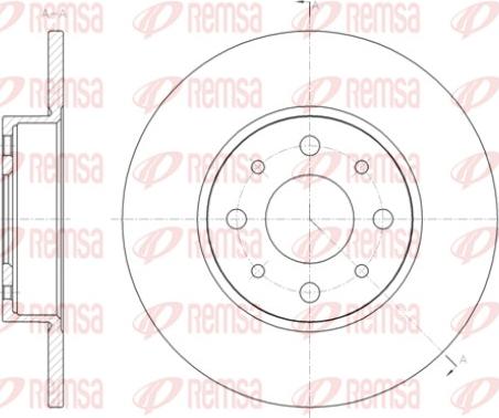 Remsa 61390.00 - Гальмівний диск autozip.com.ua