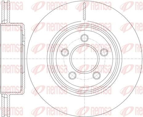 Remsa 61270.10 - Гальмівний диск autozip.com.ua