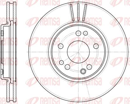 Brembo 53732 - Гальмівний диск autozip.com.ua