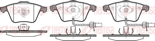 Remsa 0964.12 - Гальмівні колодки, дискові гальма autozip.com.ua