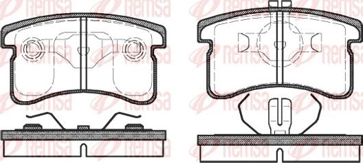 HELLA PAGID 8DB 355 016-971 - Гальмівні колодки, дискові гальма autozip.com.ua