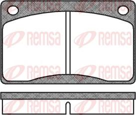 Remsa 0042.30 - Гальмівні колодки, дискові гальма autozip.com.ua