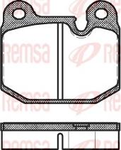 Remsa 0014.10 - Гальмівні колодки, дискові гальма autozip.com.ua