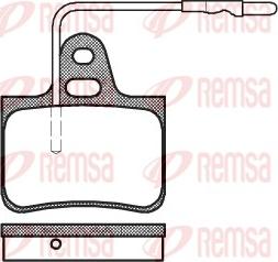 Remsa 0076.04 - Гальмівні колодки, дискові гальма autozip.com.ua