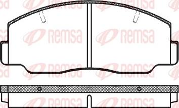 BOSCH 0986490110 - Гальмівні колодки, дискові гальма autozip.com.ua