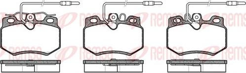 Remsa 0170.24 - Гальмівні колодки, дискові гальма autozip.com.ua