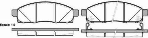 Sangsin Brake SP1361 - Гальмівні колодки, дискові гальма autozip.com.ua