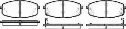Sangsin Brake SP1162 - Гальмівні колодки, дискові гальма autozip.com.ua